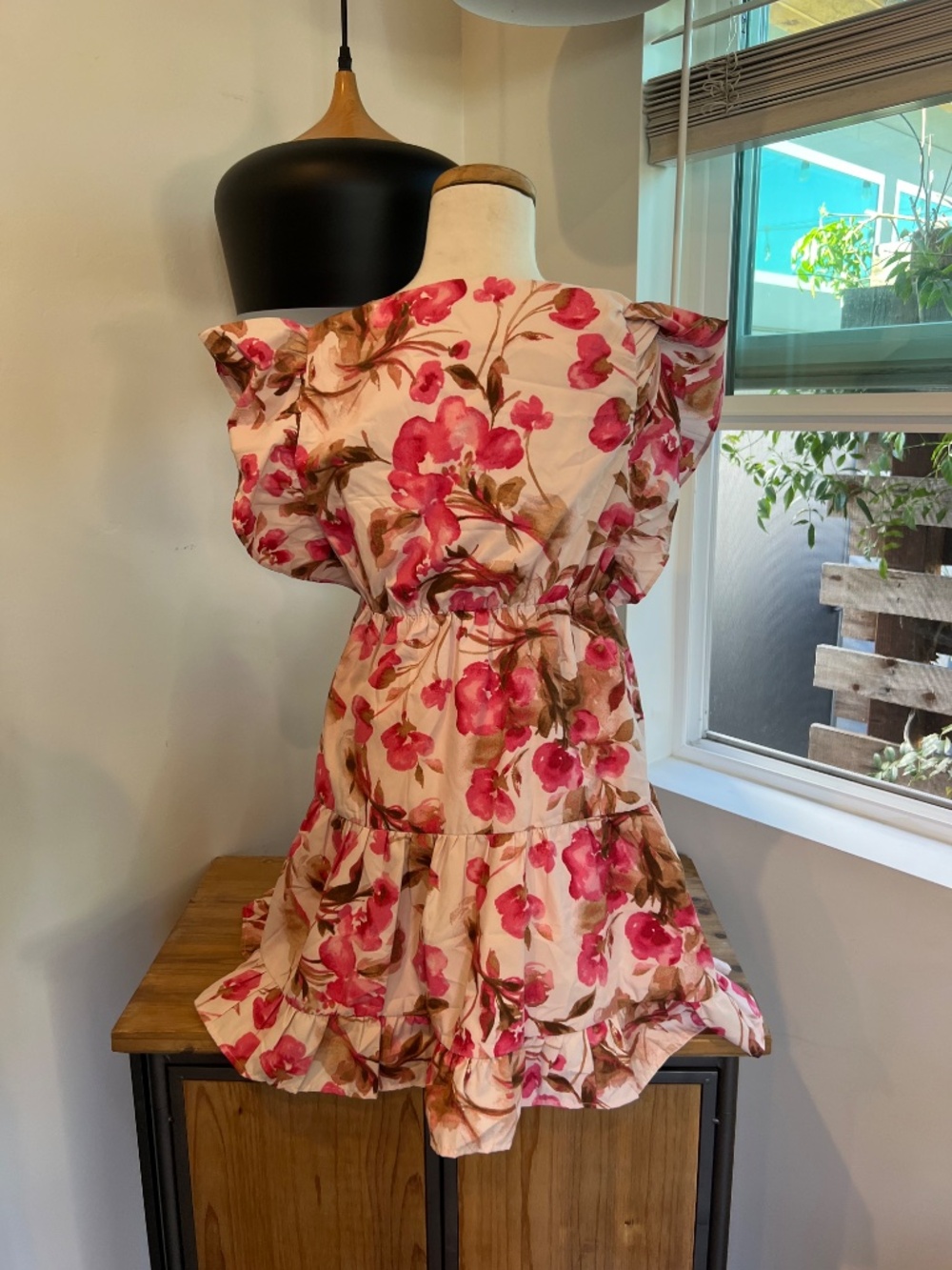 Abercrombie and Fitch Pink Floral Dress - Picture 5 of 9